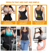 Corset Sport Femme Zippé – Ceinture Amincissante & Gainage Taille