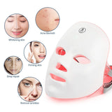 Masque LED sans fil Foreverlily 7 couleurs pour lifting et anti‑âge