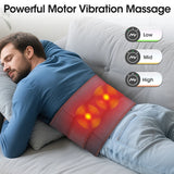 Ceinture de Massage Chauffante de Relaxation, Vibration & Soutien Lombaire