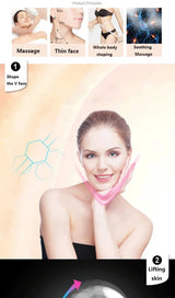 Rouleau de Massage Visage 4D EMS – Microcourant & Lifting V