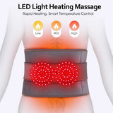 Ceinture de Massage Chauffante de Relaxation, Vibration & Soutien Lombaire