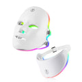 Masque facial anti-âge à LED avec cou 7 couleurs pour lifting et anti‑âge