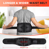 Ceinture de Massage Chauffante de Relaxation, Vibration & Soutien Lombaire