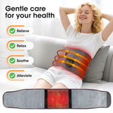 Ceinture de Massage Chauffante de Relaxation, Vibration & Soutien Lombaire