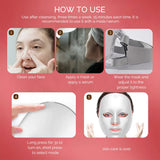 Masque LED sans fil Foreverlily 7 couleurs pour lifting et anti‑âge