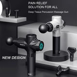 Pistolet de Massage 24V – 12 Têtes, Percussion & Relaxation Musculaire
