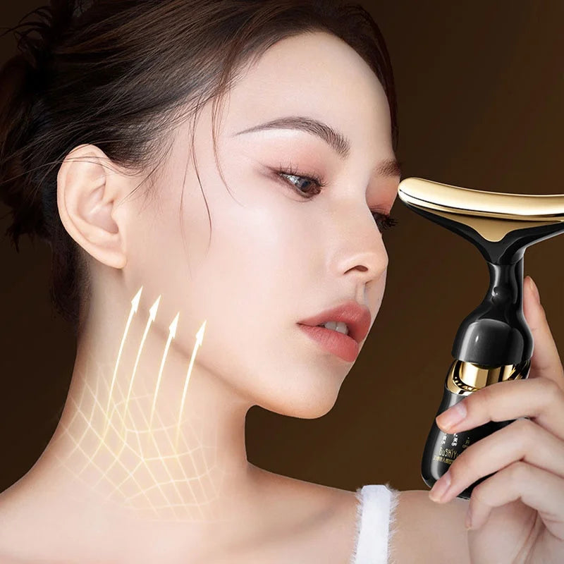 Appareil de lifting visage microcourant anti‑âge pour yeux et cou CAMMUO