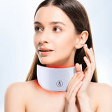 Masque facial anti-âge à LED avec cou 7 couleurs pour lifting et anti‑âge