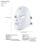 Masque LED sans fil Foreverlily 7 couleurs pour lifting et anti‑âge