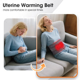 Ceinture de Massage Chauffante de Relaxation, Vibration & Soutien Lombaire