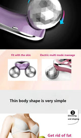 Rouleau de Massage Visage 4D EMS – Microcourant & Lifting V