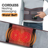 Ceinture de Massage Chauffante de Relaxation, Vibration & Soutien Lombaire