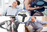 Pistolet de Massage 24V – 12 Têtes, Percussion & Relaxation Musculaire