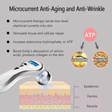 Rouleau de Massage Visage 4D EMS – Microcourant & Lifting V