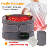Ceinture de Massage Chauffante de Relaxation, Vibration & Soutien Lombaire