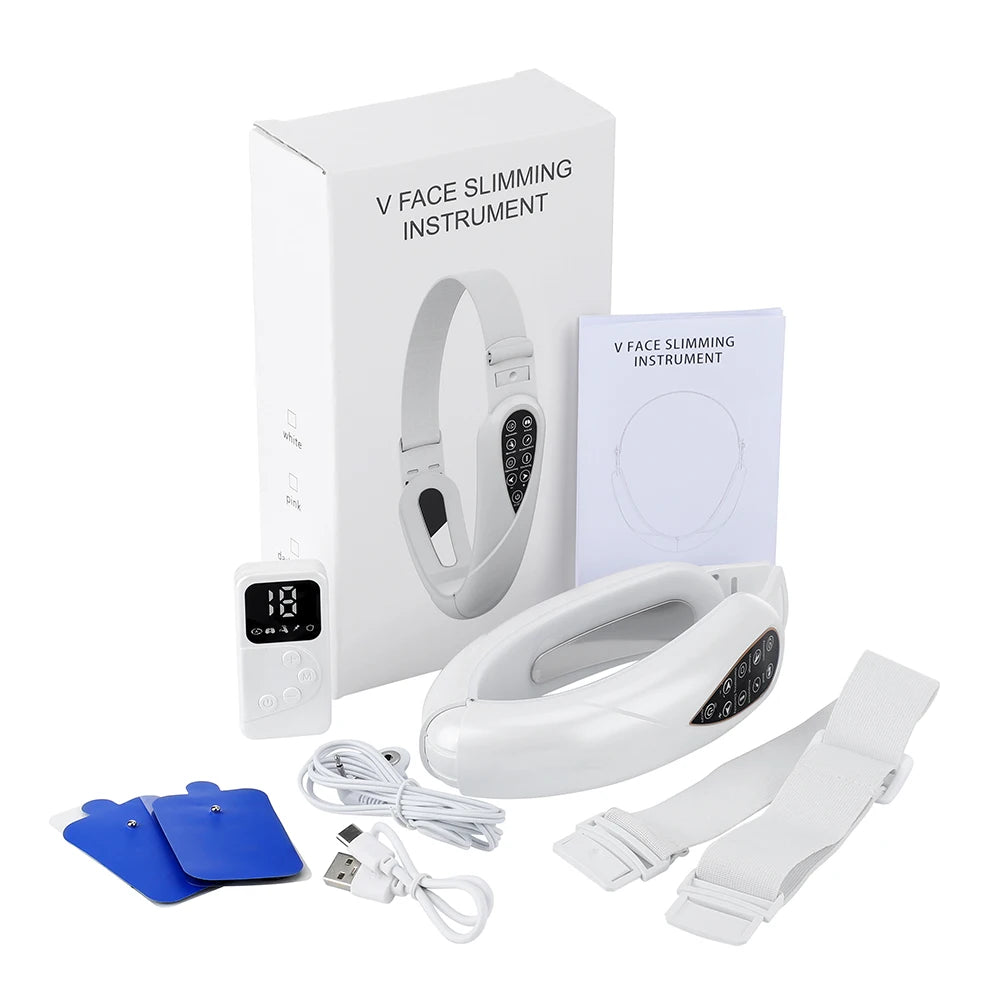 Appareil Massage Visage V-Lift LED – Anti-Rides & Double Menton-LIFTVIS-1