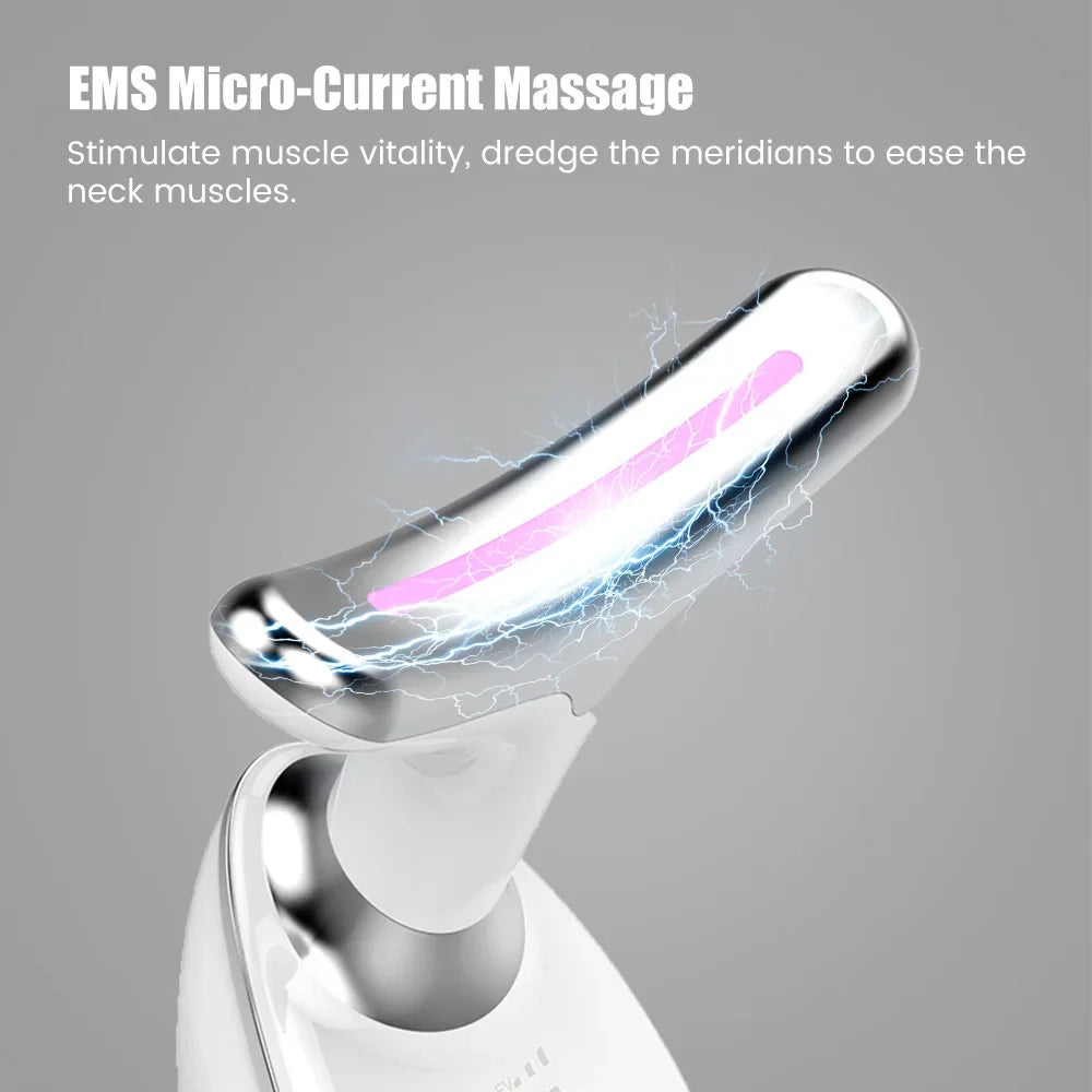 Masseur facial EMS SALORIE microcourant et lumière rouge pour lifting