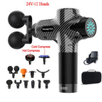 Pistolet de Massage 24V – 12 Têtes, Percussion & Relaxation Musculaire