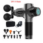 Pistolet de Massage 24V – 12 Têtes, Percussion & Relaxation Musculaire