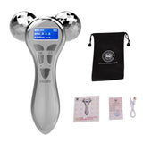 Rouleau de Massage Visage 4D EMS – Microcourant & Lifting V