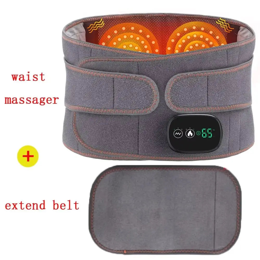 Ceinture de Massage Chauffante de Relaxation, Vibration & Soutien Lombaire