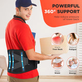 Ceinture de Massage Chauffante de Relaxation, Vibration & Soutien Lombaire