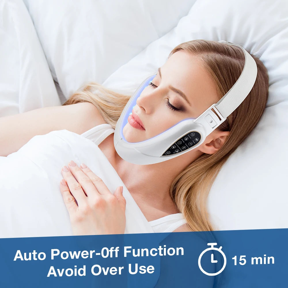 Appareil Massage Visage V-Lift LED – Anti-Rides & Double Menton-LIFTVIS