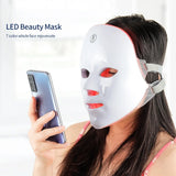 Masque LED sans fil Foreverlily 7 couleurs pour lifting et anti‑âge