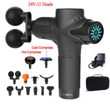 Pistolet de Massage 24V – 12 Têtes, Percussion & Relaxation Musculaire