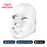 Masque LED sans fil Foreverlily 7 couleurs pour lifting et anti‑âge