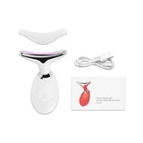 Masseur facial EMS SALORIE microcourant et lumière rouge pour lifting