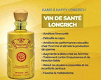 Vin Longrich Blue Wine – Énergie, Vitalité & Bien‑être naturel