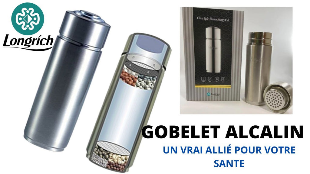 Gobelet Alcalin Longrich – Purification d’eau, Alcalinisation & Bien‑être
