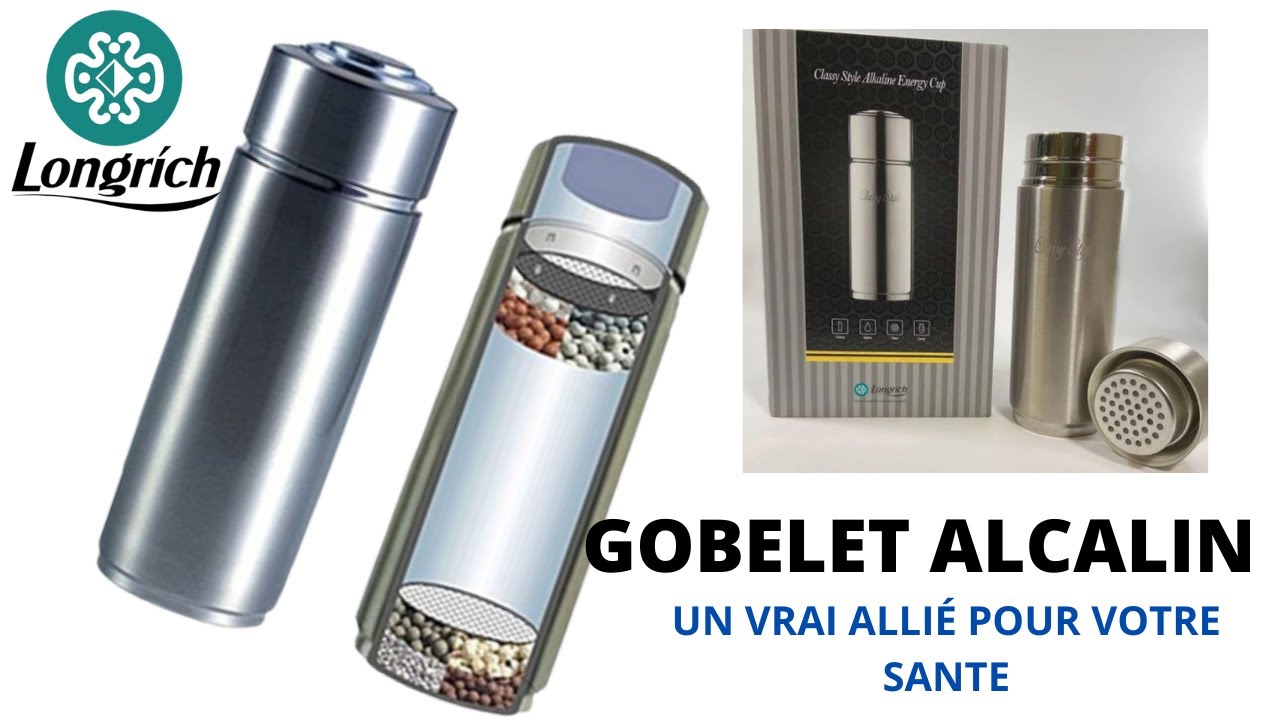 Gobelet Alcalin Longrich – Purification d’eau, Alcalinisation & Bien‑être