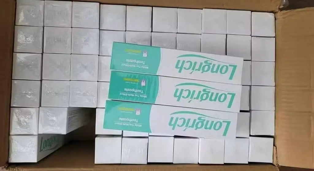 Pack Longrich 2‑en‑1 : Dentifrice White Tea + Spray Anti‑Mauvaise Haleine