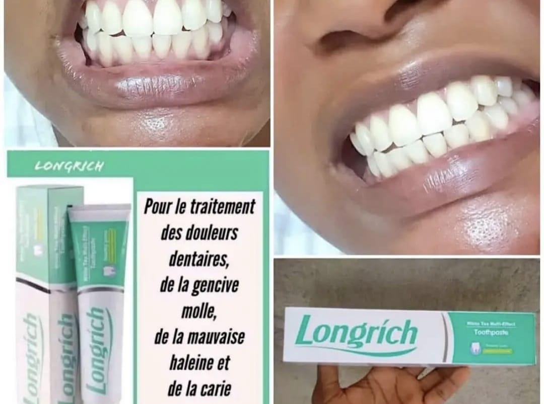 Pack Longrich 2‑en‑1 : Dentifrice White Tea + Spray Anti‑Mauvaise Haleine