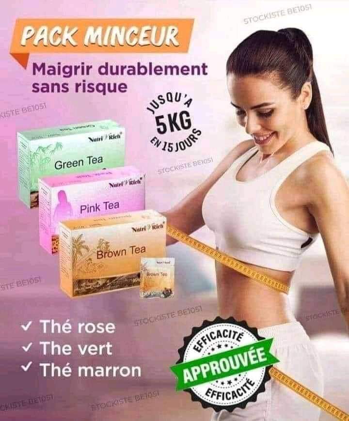 Thés Longrich – Minceur, Détox & Énergie en 3 Variantes Naturelles
