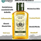 Huile de Serpent & Gel de Serpent Longrich – Anti‑douleur, Réparateur & 2‑en‑1