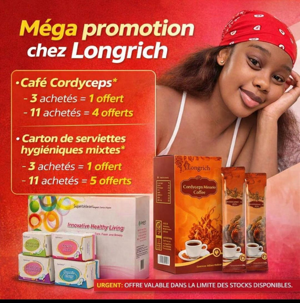 Café Longrich au Cordyceps – Énergie, Immunité & Vitalité Naturelle
