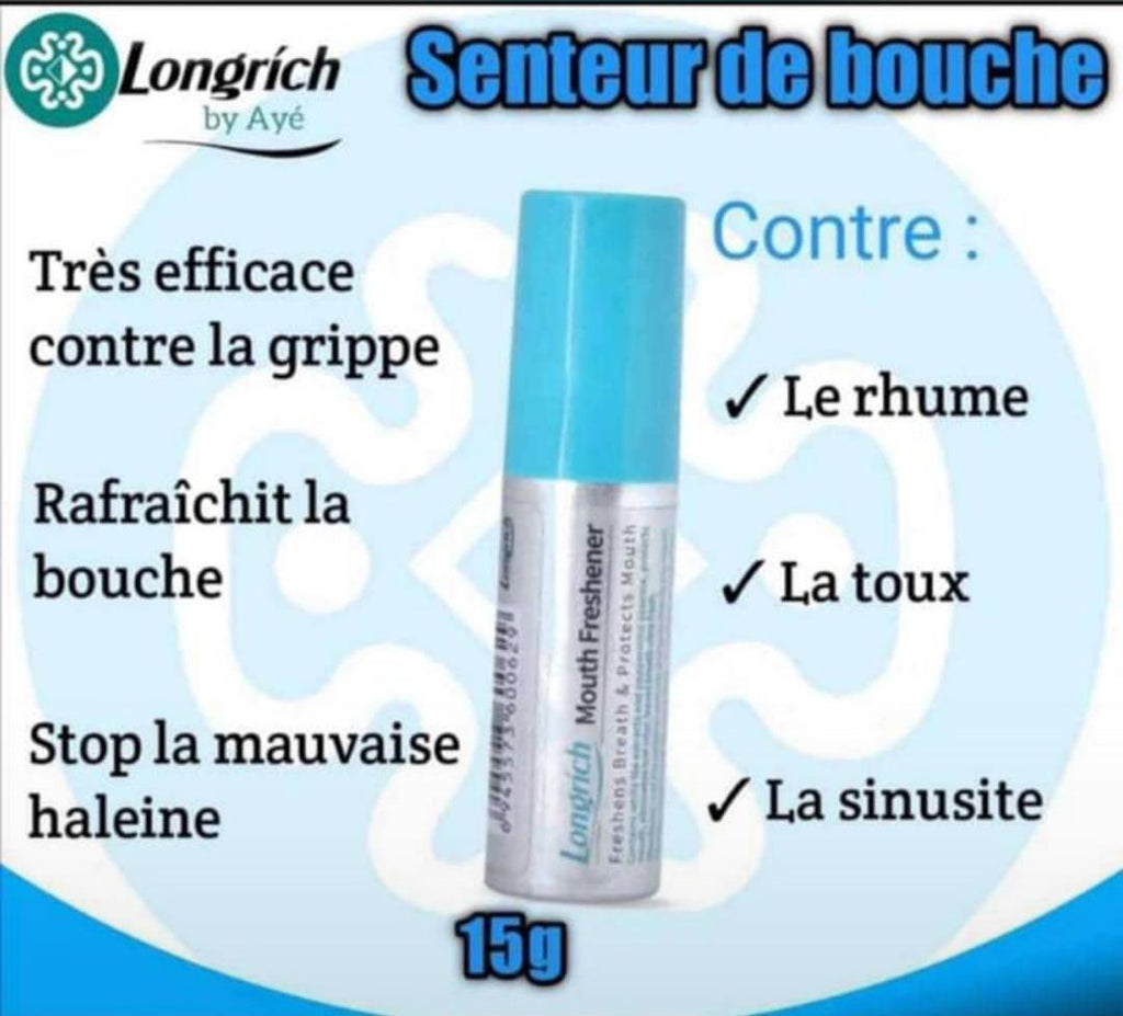 Pack Longrich 2‑en‑1 : Dentifrice White Tea + Spray Anti‑Mauvaise Haleine