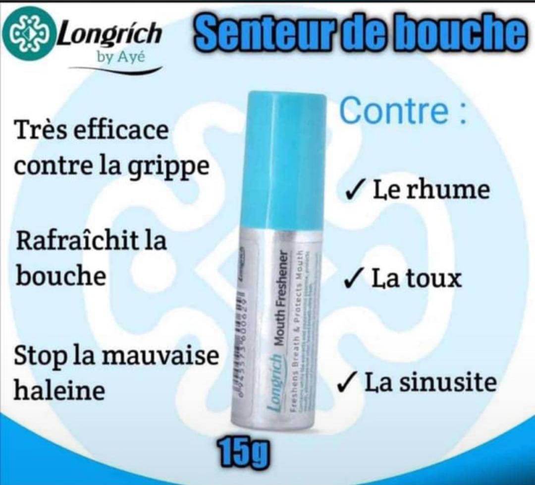 Pack Longrich 2‑en‑1 : Dentifrice White Tea + Spray Anti‑Mauvaise Haleine