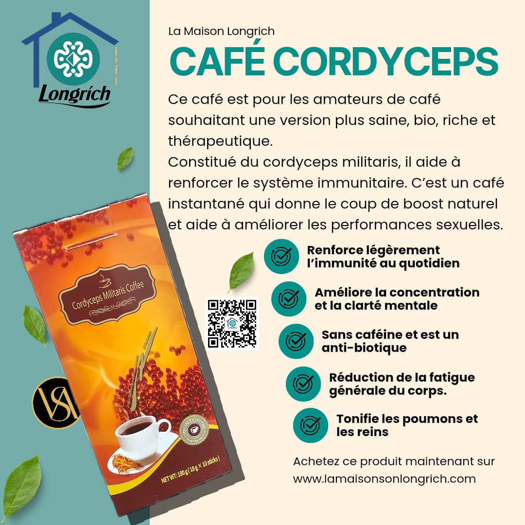 Café Longrich au Cordyceps – Énergie, Immunité & Vitalité Naturelle