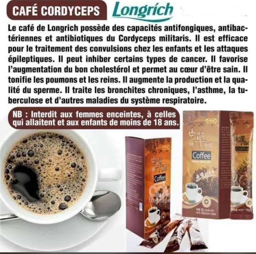 Café Longrich au Cordyceps – Énergie, Immunité & Vitalité Naturelle